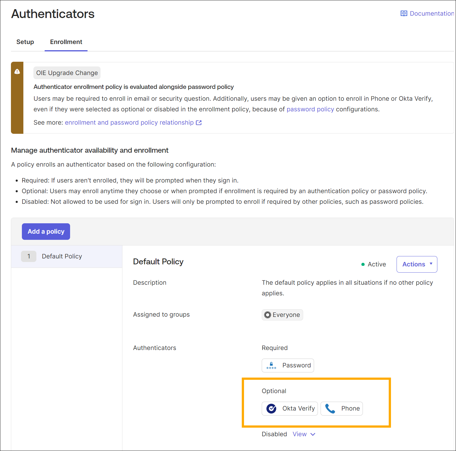 Configure Enrollment