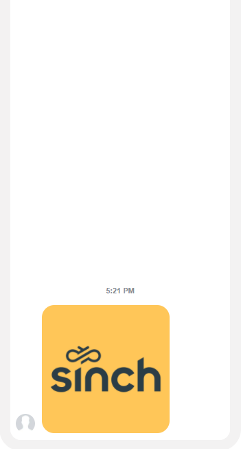 Media Message with Image